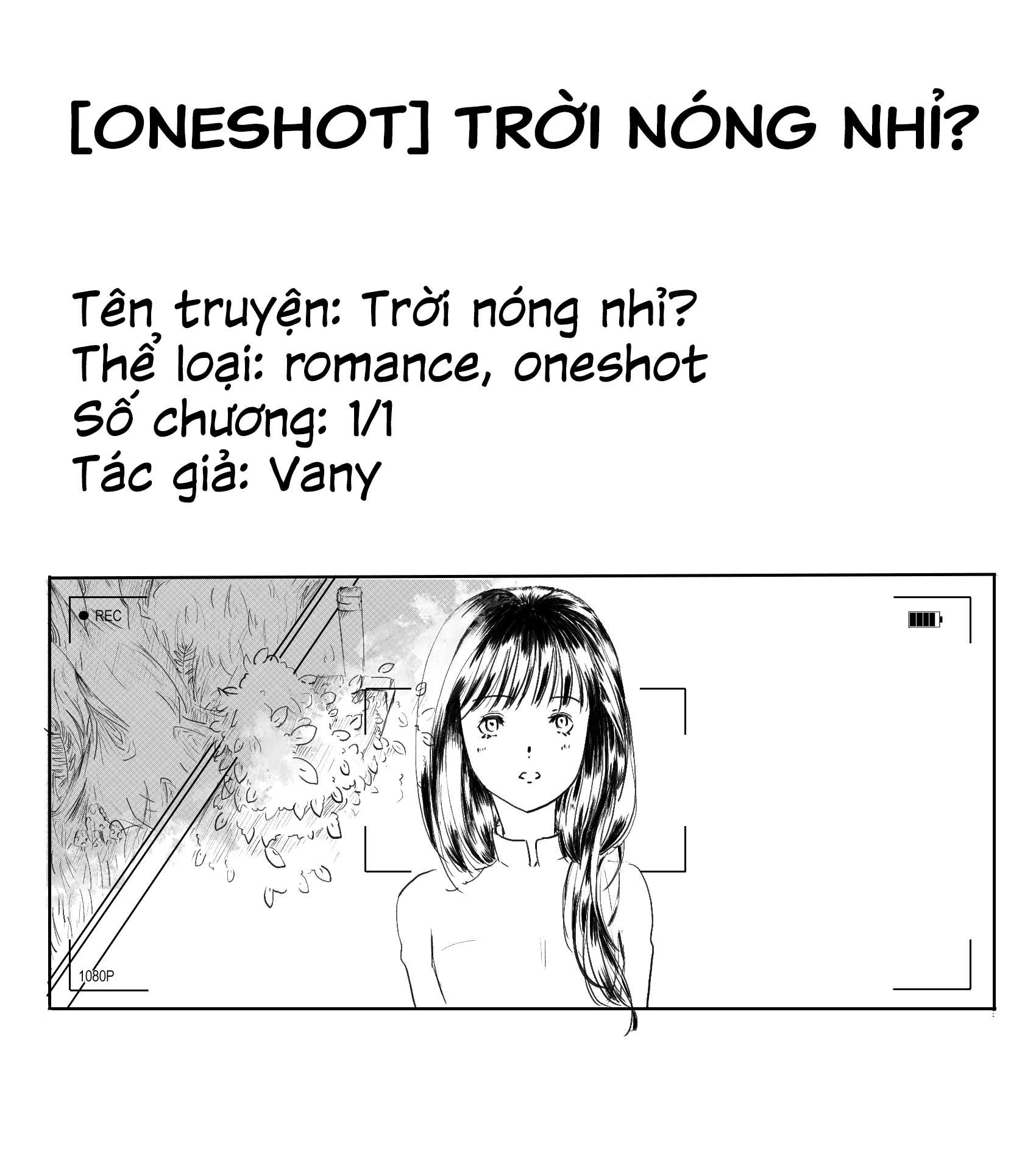 [Oneshot] Trời Nóng Nhỉ?